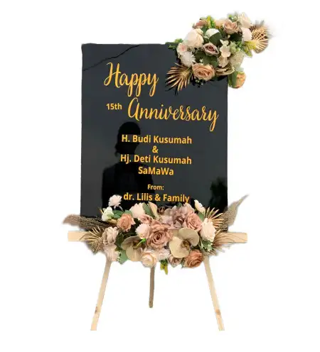 Papan Bunga Akrilik Candikusuma