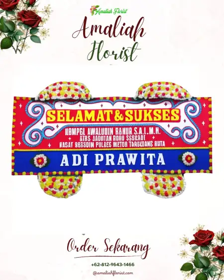 Papan Bunga Ucapan Selamat Candikusuma