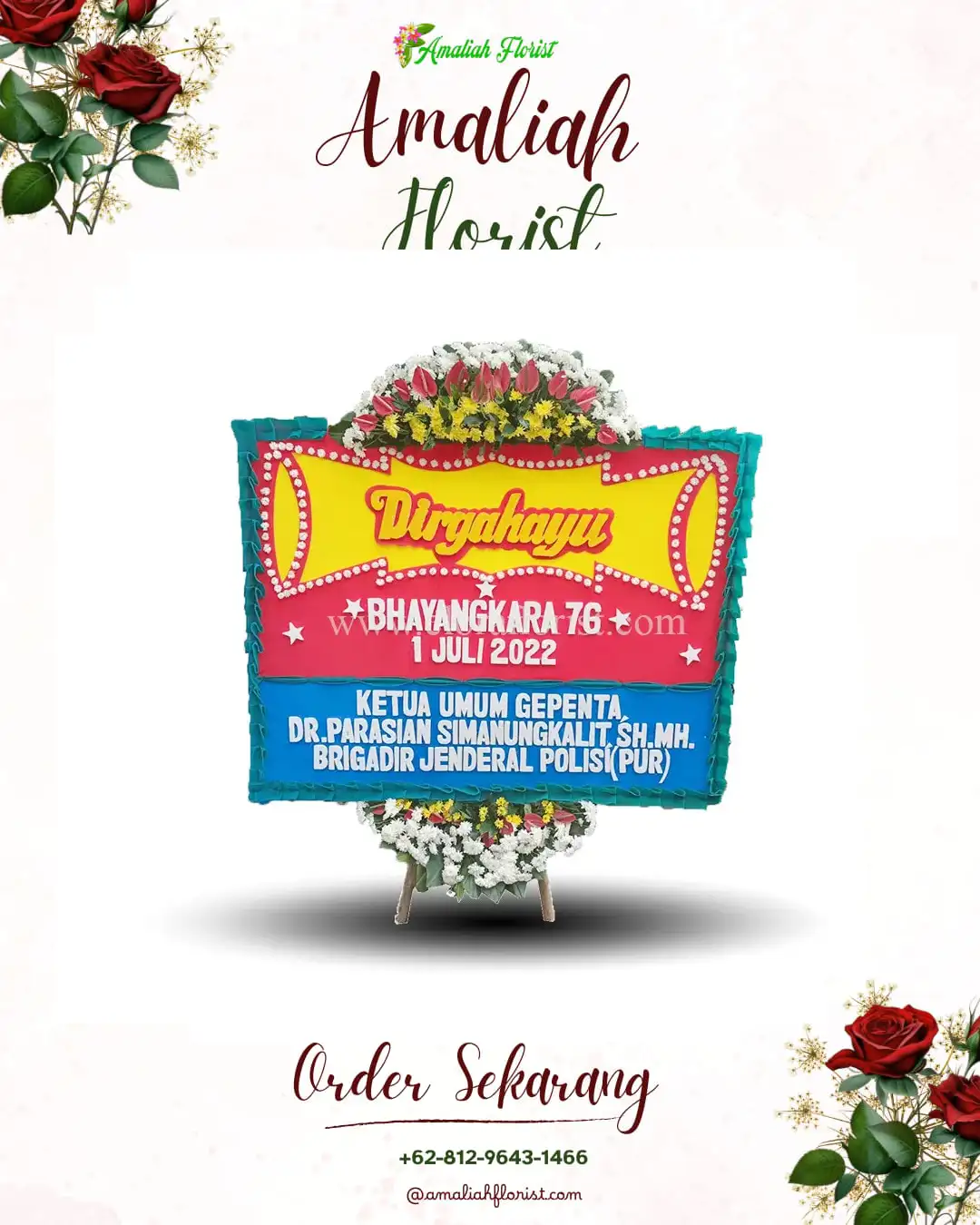 Papan Bunga HUT Ulang Tahun Candikusuma